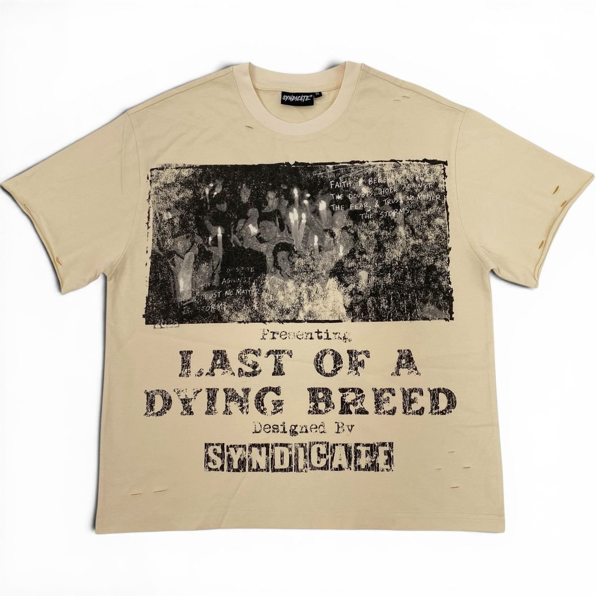 Syndicate Dying Breed Tee from On Time Fashions – Graphic Tee by Syndicate, Birmingham AL’s 1 fashion store and premier destination for streetwear, suits, kids fashion, and big & tall