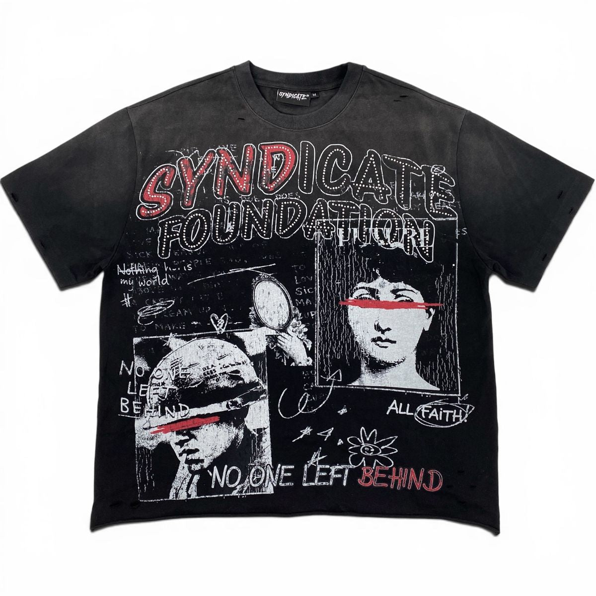 Syndicate Left Behind Tee from On Time Fashions – Graphic Tee by Syndicate, Birmingham AL’s 1 fashion store and premier destination for streetwear, suits, kids fashion, and big & tall