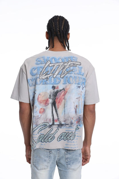Syndicate LND Tee Gray from On Time Fashions – T-Shirt by Prestige Showroom, Birmingham AL’s 1 fashion store and premier destination for streetwear, suits, kids fashion, and big & tall