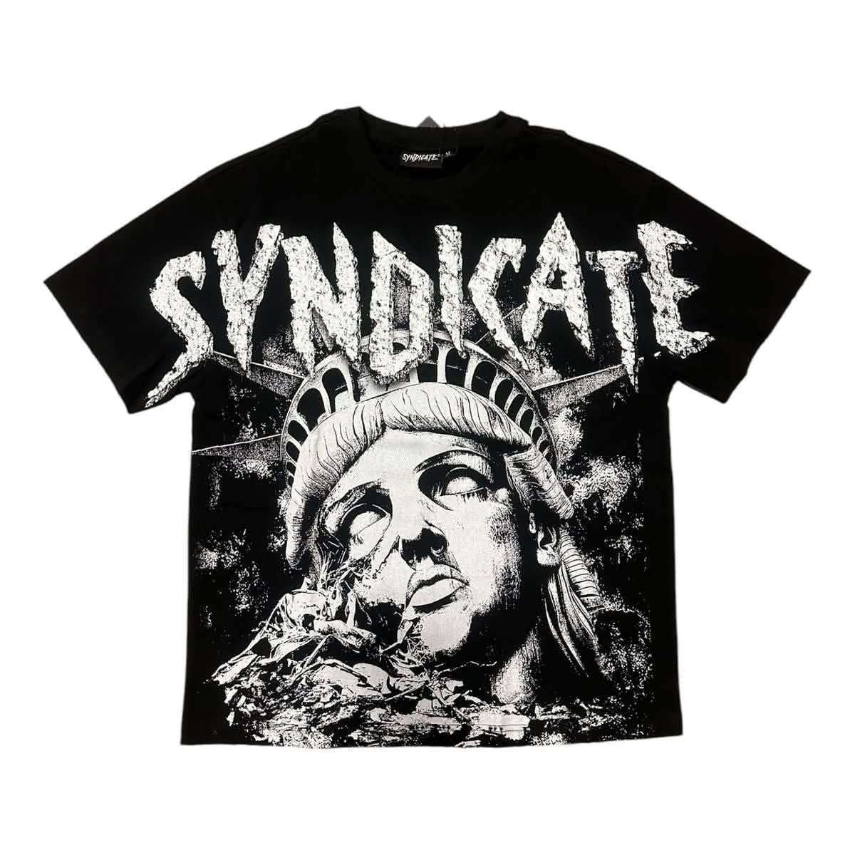 Syndicate No Justice from On Time Fashions – Tee by On Time Fashions Birmingham, Birmingham AL’s 1 fashion store and premier destination for streetwear, suits, kids fashion, and big & tall