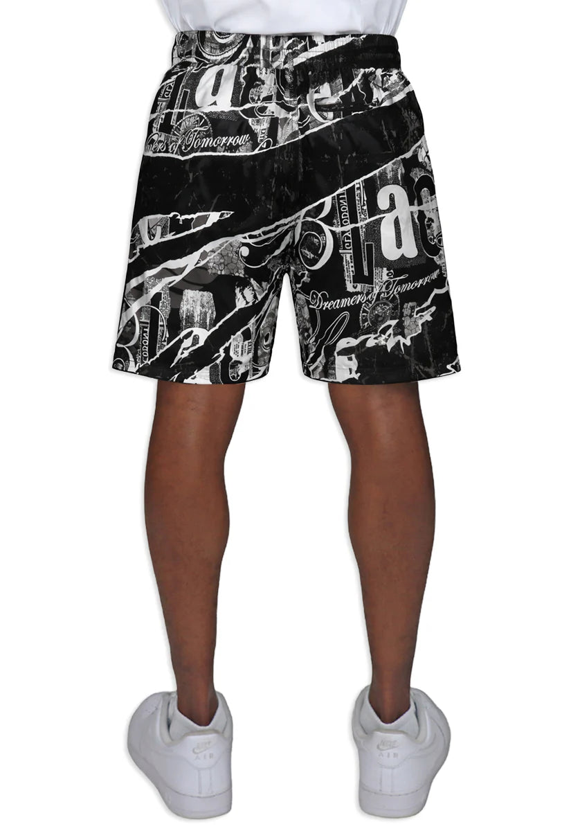 Blac Leaf Thinkers Of Today Shorts