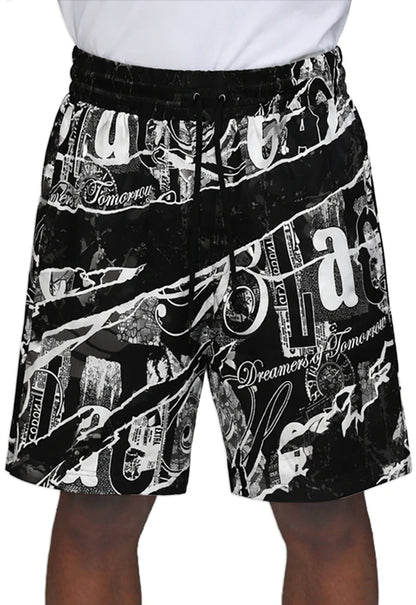 Blac Leaf Thinkers Of Today Shorts