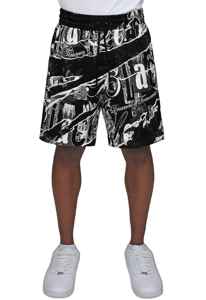 Blac Leaf Thinkers Of Today Shorts