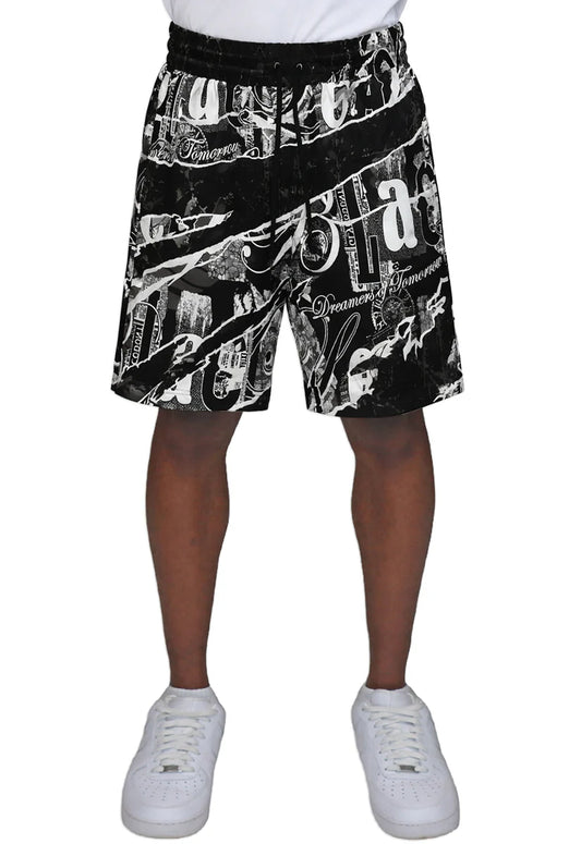 Blac Leaf Thinkers Of Today Shorts