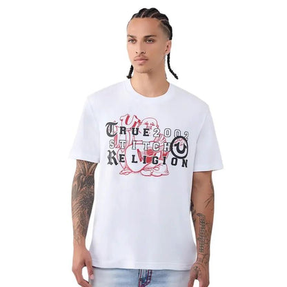 True Religion Buddha Letters Tee by True Religion
