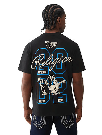 True Religion Buddha Patch University Tee from On Time Fashions – tee by True Religion, Birmingham AL’s 1 fashion store and premier destination for streetwear, suits, kids fashion, and big & tall