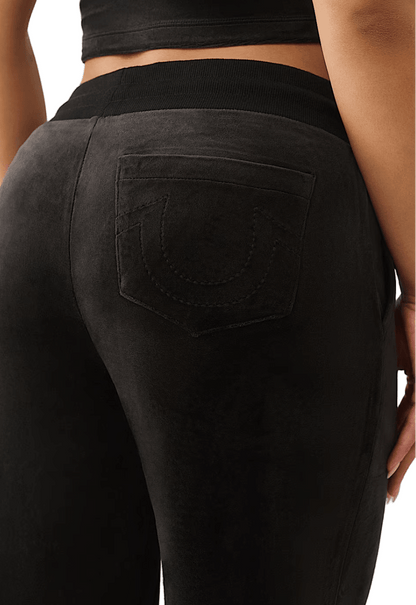 True Religion Crystal Velour Faux Fur Set from On Time Fashions – Women's Pants Set by True Religion, Birmingham AL’s 1 fashion store and premier destination for streetwear, suits, kids fashion, and big & tall