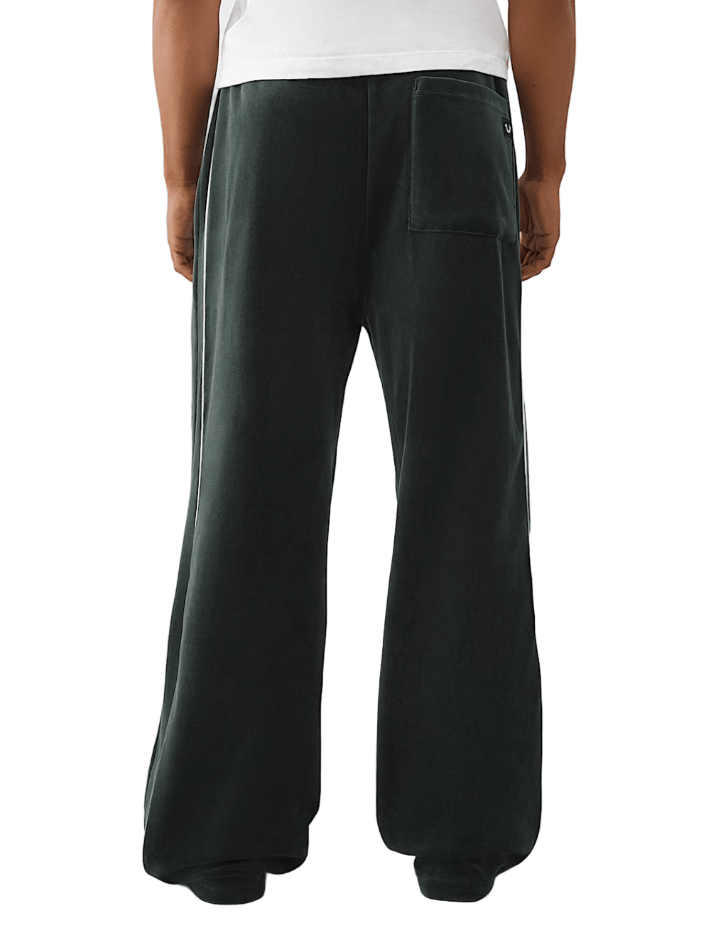 True Religion Logo Patch Velour Track Pants from On Time Fashions – Track Pants by True Religion, Birmingham AL’s 1 fashion store and premier destination for streetwear, suits, kids fashion, and big & tall