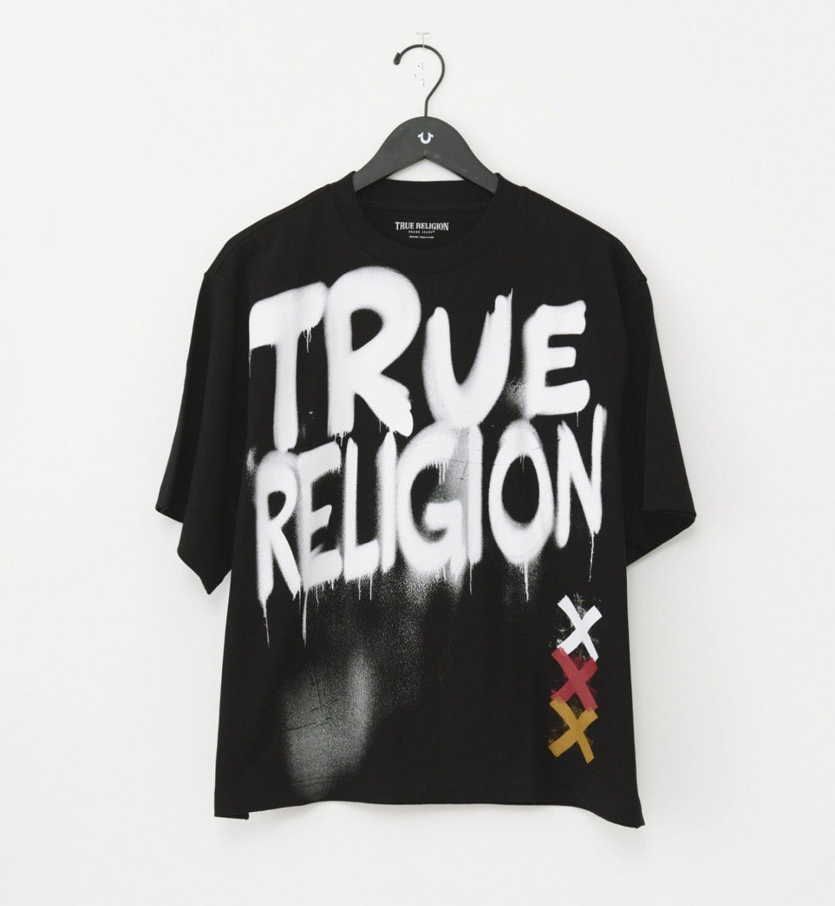 True Religion SS TR Graffiti Boxy Tee