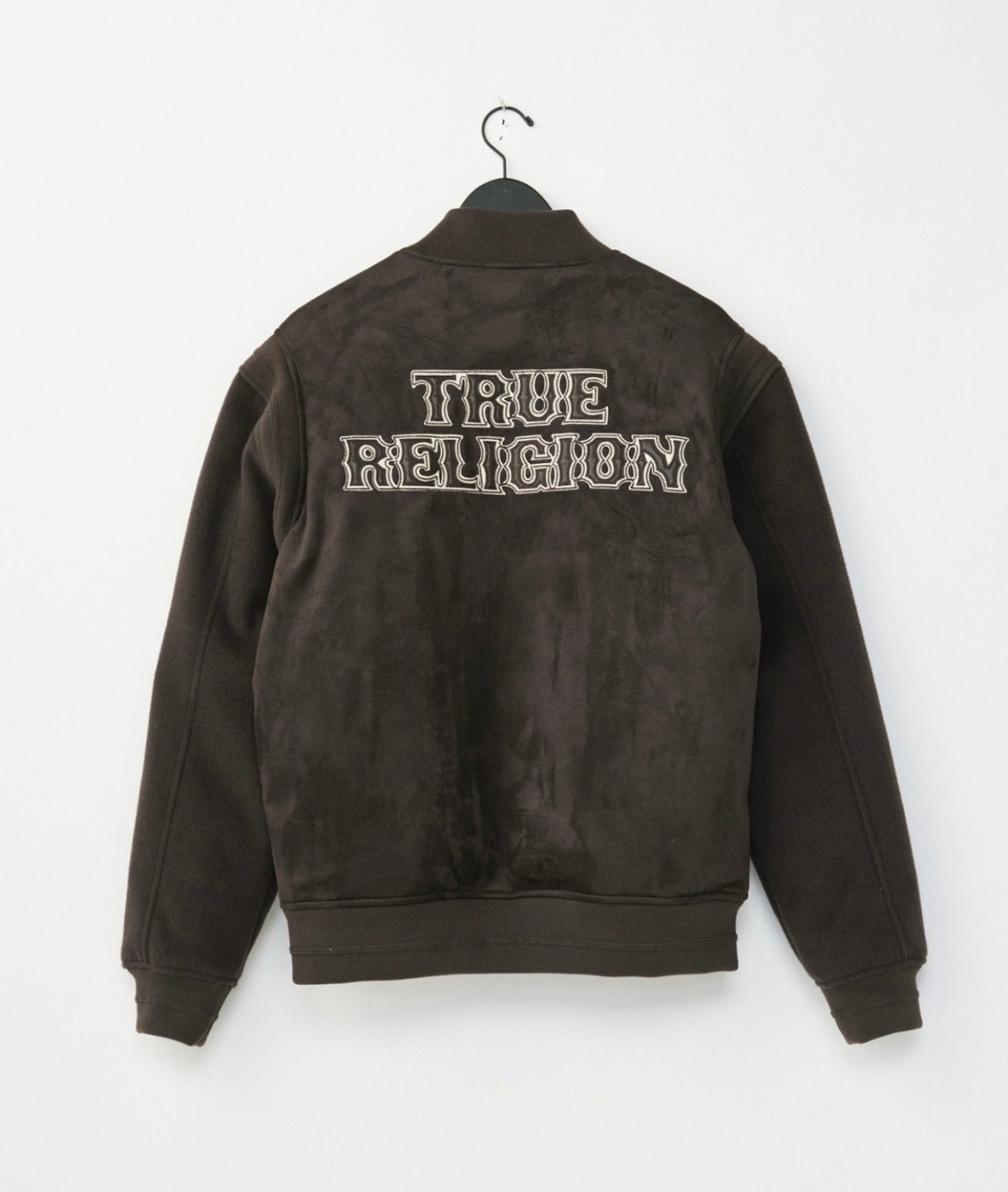 True Religion Suede Bomber Jacket from On Time Fashions – Jacket by True Religion, Birmingham AL’s 1 fashion store and premier destination for streetwear, suits, kids fashion, and big & tall