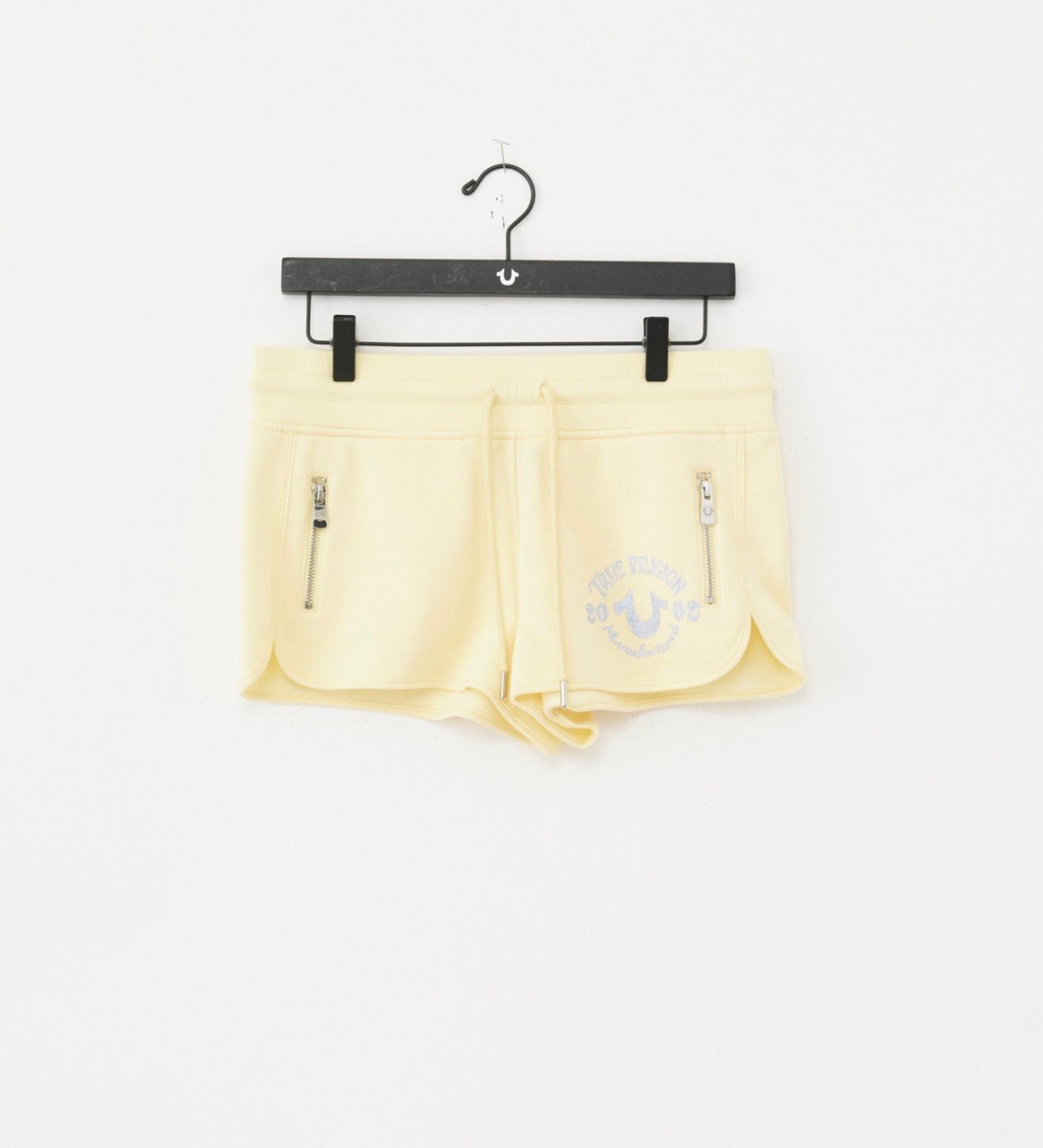 True Religion V Notch Pullover & Dolphin Hem Short Set from On Time Fashions – Women's short set by True Religion, Birmingham AL’s 1 fashion store and premier destination for streetwear, suits, kids fashion, and big & tall