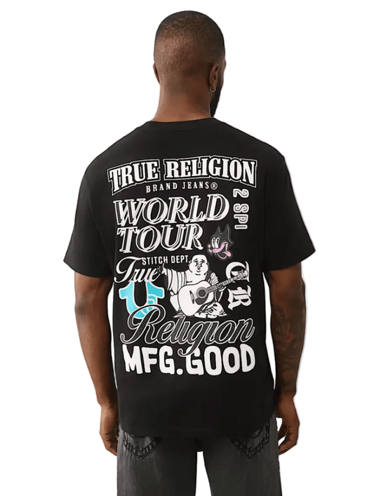 True Religion World Tour Tee from On Time Fashions – tee by True Religion, Birmingham AL’s 1 fashion store and premier destination for streetwear, suits, kids fashion, and big & tall