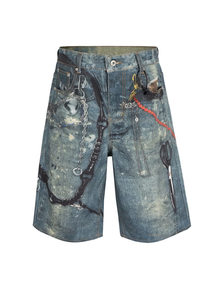 UNDEVELOPED Hardware Denim Shorts from On Time Fashions – Shorts by UNDEVELOPED, Birmingham AL’s 1 fashion store and premier destination for streetwear, suits, kids fashion, and big & tall