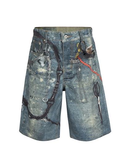 UNDEVELOPED Hardware Denim Shorts from On Time Fashions – Shorts by UNDEVELOPED, Birmingham AL’s 1 fashion store and premier destination for streetwear, suits, kids fashion, and big & tall