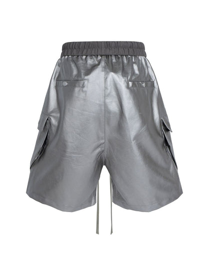 UNDEVELOPED Metallic Shine Cargo Shorts from On Time Fashions – Shorts by UNDEVELOPED, Birmingham AL’s 1 fashion store and premier destination for streetwear, suits, kids fashion, and big & tall