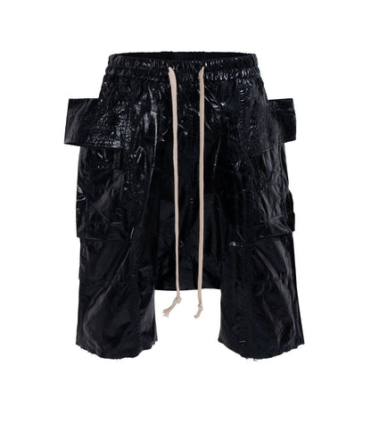 UNDEVELOPED Shine Dropcrotch Cargo Shorts from On Time Fashions – Shorts by UNDEVELOPED, Birmingham AL’s 1 fashion store and premier destination for streetwear, suits, kids fashion, and big & tall
