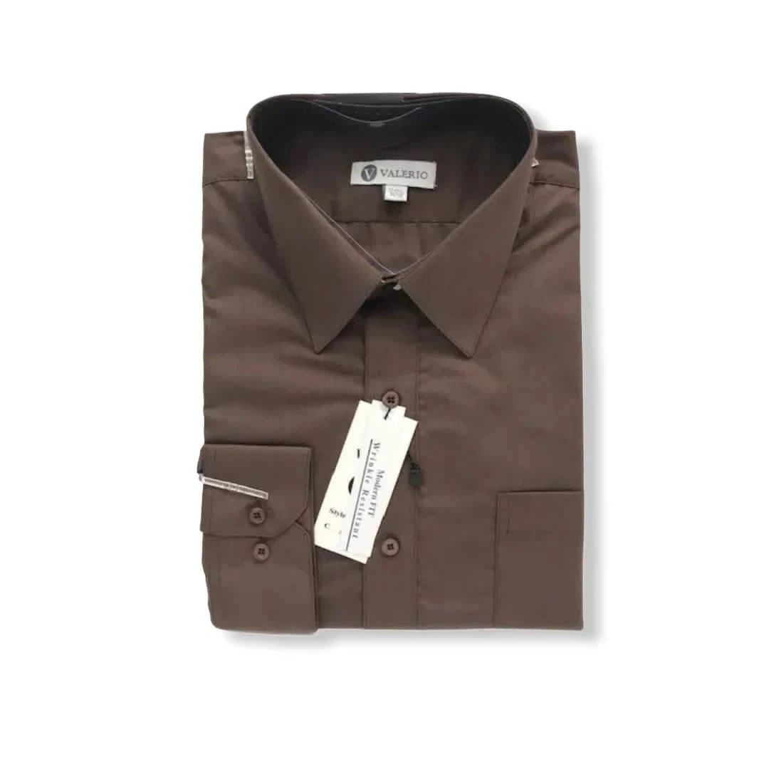 Valerio Modern Fit - Brown from On Time Fashions – by On Time Fashions Birmingham, Birmingham AL’s 1 fashion store and premier destination for streetwear, suits, kids fashion, and big & tall