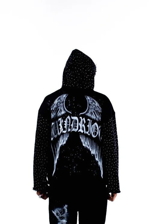 WKND RIOT Airbrush Hoodie from On Time Fashions – Hoodie by WKND RIOT, Birmingham AL’s 1 fashion store and premier destination for streetwear, suits, kids fashion, and big & tall