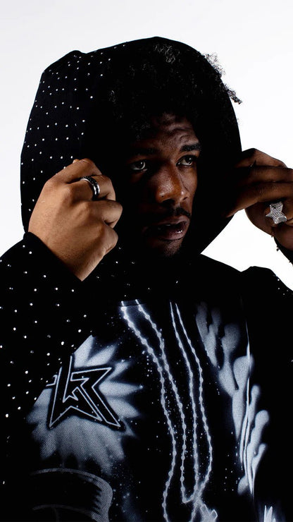 WKND RIOT Airbrush Hoodie from On Time Fashions – Hoodie by WKND RIOT, Birmingham AL’s 1 fashion store and premier destination for streetwear, suits, kids fashion, and big & tall