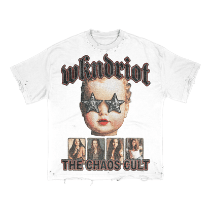 WKND RIOT Chaos Cult Tee from On Time Fashions – T-shirt by WKND RIOT, Birmingham AL’s 1 fashion store and premier destination for streetwear, suits, kids fashion, and big & tall