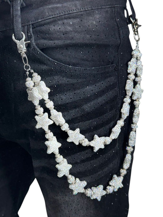 Drunz White Star Ice Chain