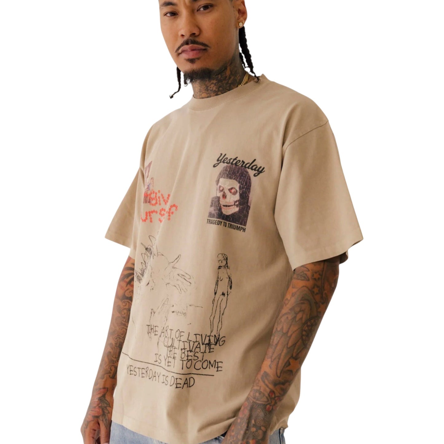 Yesterday Is Dead Cultivate Tee from On Time Fashions – T-shirt by Yesterday Is Dead, Birmingham AL’s 1 fashion store and premier destination for streetwear, suits, kids fashion, and big & tall